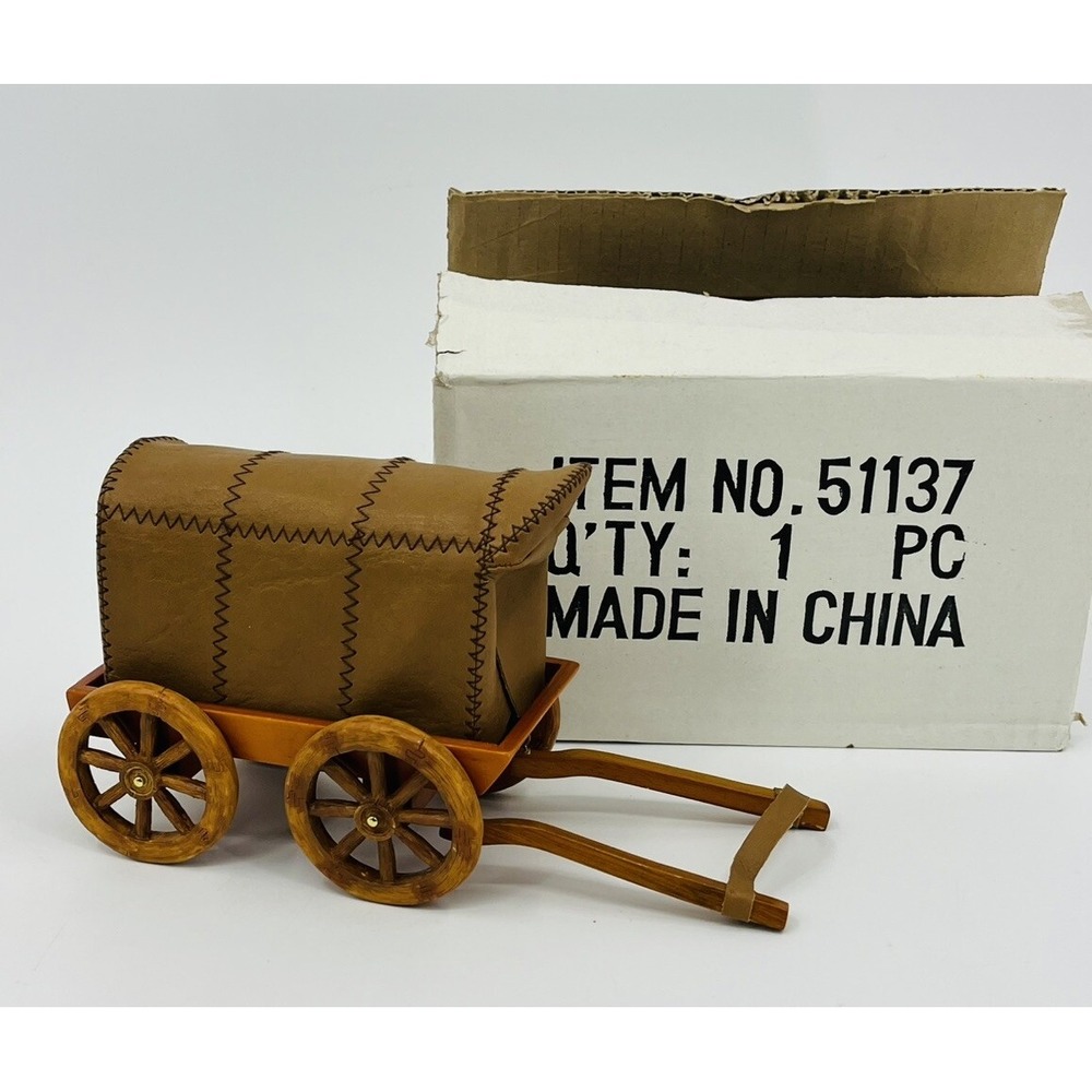Fontanini Drawn Covered Wagon Nativity Village Accessory 51137